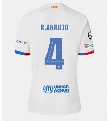 Barcelona Ronald Araujo #4 Udebanetrøje 2023-24 Kort ærmer